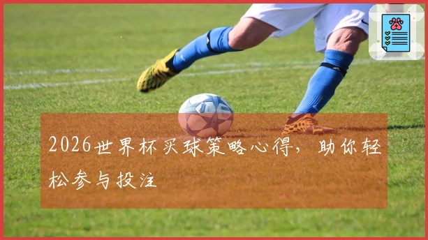 2026世界杯买球策略心得，助你轻松参与投注